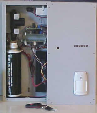 Pepper gas alarm unit